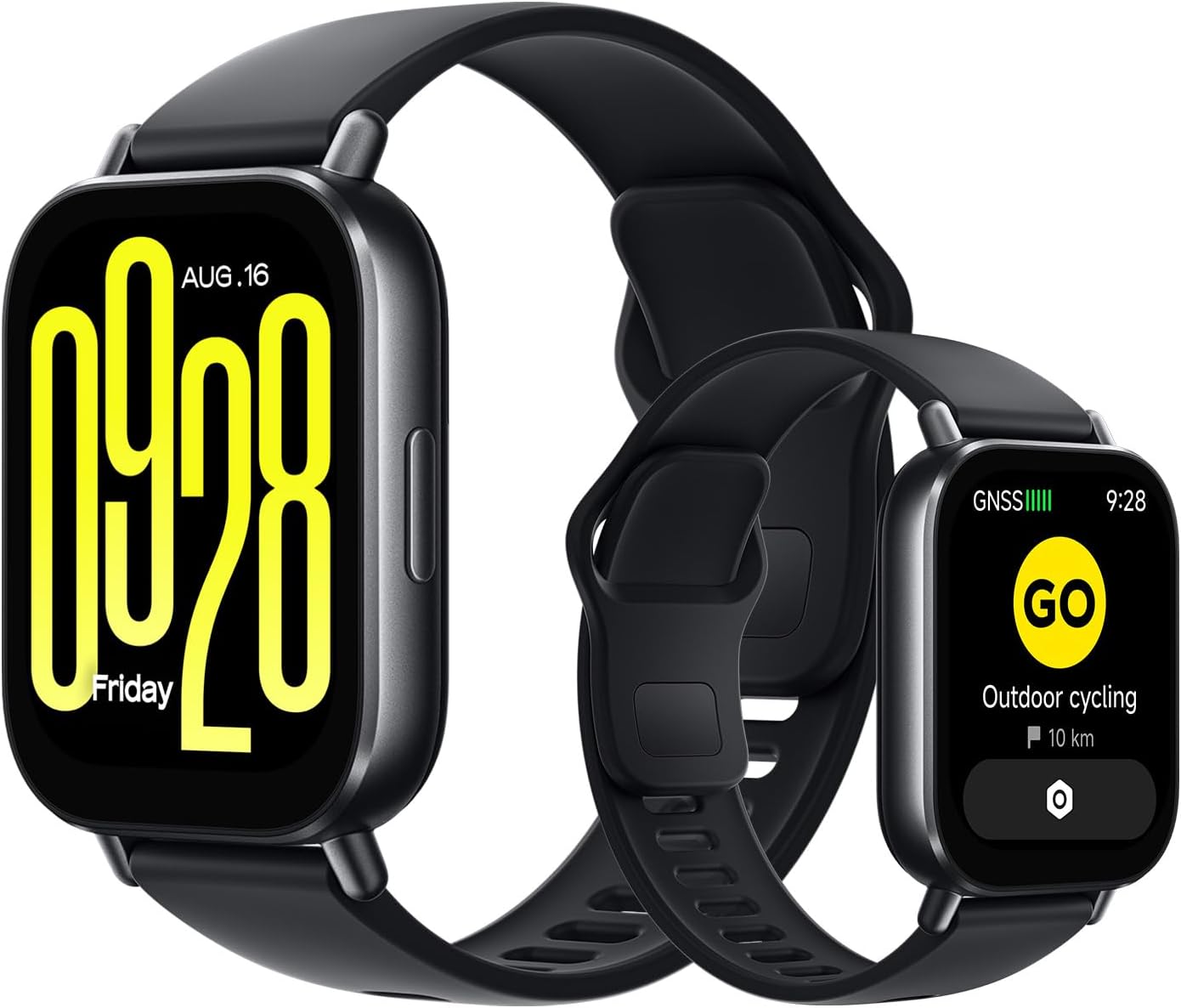 XIAOMI Redmi Watch 5 Active, Llamadas Bluetooth, Pantalla LCD de 2 Pulgadas, Monitor de frecuencia cardíaca, 140 Modos Deportivos, hasta 18 días de autonomía, Negro