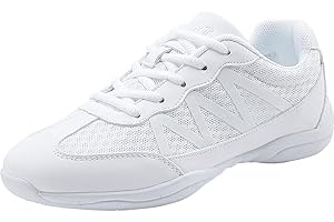 MEIDIASTRA Weiß Cheerleading Schuhe Mädchen Cheer Schuhe Damen Tanzschuhe Yoga Fitness Gymnastik Training Schuhe