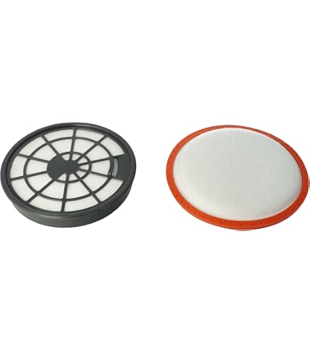 Vhbw Doppio Filtro Salvamotore Compatibile Con Dirt Devil Infinity Excell M 5050-5, M 5050-6, M 5050-7 - Filtro Motore Lavabile Per Aspirapolvere, Sostituisce 5050001