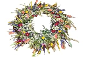 MUZRUNQ Guera della porta estiva Ghirlande artificiali ghirlande ghirlanda della ghirlanda pasquale ghirlanda decorativa ghirlanda fiori artificiale ghirlanda per arredamento per matrimoni da parete