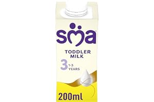 SMA PRO Growing-Up Baby Milk - 1-3 Years | Ready to Use Liquid Formula Milk 200 ml (Pack of 12)