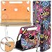 Produktbild LG G Pad 10.1 Inch Neues Design Universelle um 360 Grad drehbare PU-Leder Designer bunte Hülle mit Standfunktion - Cover - Tasche - Jellyfish / Qualle Von Gadget Giant®