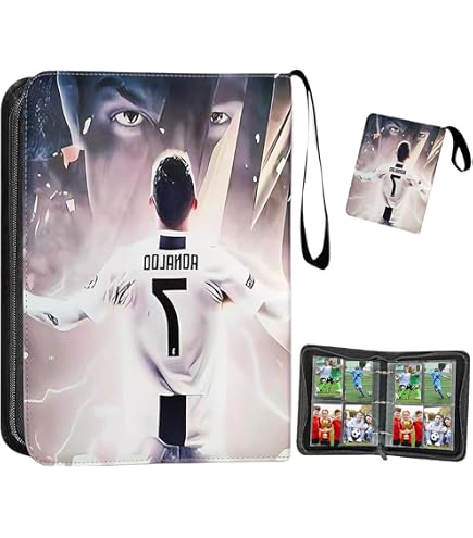 Album Collectionneur Cartes de Football Album Collectionneur Cartes de Football Classeur Livre 50 pages