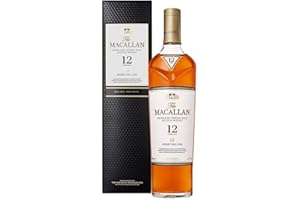 The Macallan 12 Years Old Sherry Oak | Scotch | Highland | Single Malt Whisky | Dried Fruit, Oak Spice and Nutmeg | European Oak Sherry Seasoned Casks | 40 Percent ABV | 70 cl (Package may vary)