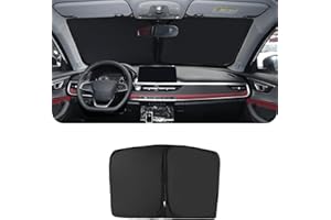 FDAIUN Per BMW X1/ix1 U11 2025 2024 2022 2023 Parasole per Auto Pieghevole Coprisole Auto Parabrezza bloccato i Raggi UV Protezione Parasole Nero