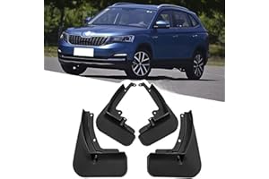 NOLLAM 4 Stücke Auto Schmutzfänger für Skoda KAMIQ 2018-2022, Auto Schmutzfänger Kotflügel Spritzschutz Protektoren Bausatz Auto Zubehör
