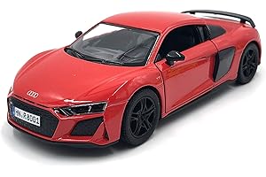 通用 modellismo auto in scala Aud i R8 (R8 red)