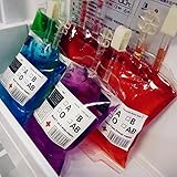 [Halloween Partyzubehör]: Der Blutbeutelbehälter hat einen Katheter zum Abfüllen von Getränken, er dient auch als Trinkhalm beim Trinken aus dem Blutbeutel. Mit dem Clip können Sie die Tasche jederzeit verschließen, ohne sich um verschüttete Flüssigkeiten kümmern zu müssen. Vervollkommnen Sie, um als Halloween-Party Tassen, Dekorationen oder sogar Vampir Fernseh- oder Filmstützen zu dienen.