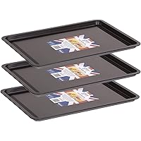 Wham Non-Stick Baking Tray (Set of 3 (32x23x1.5 cm)),F35