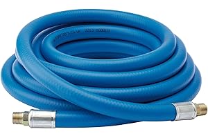 Draper Manguera de aire de PVC de 5 m, presión máxima de 16 bares, 260 psi, conectores de latón BSP de 3/8 pulgadas, orificio de 10 mm, herramientas de compresor de aire, 38335