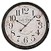 Produktbild BHP Retro Wand Uhr MDF schwarz weiß Durchmesser 60 cm Ziffern Zeiger Zeit Anzeige B990979