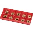 10pcs CNC Carbide Insert Cutter Indexable Lathe Milling Inserts Turning Tools with Box CCMT09t304 CCMT32.5