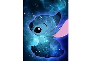 jieyisier Diamond Painting Erwachsene,5D Diamond Painting Full Drill,Cartoon Diamant Painting Bilder Kunsthandwerk House Wall Dekoration 12x16 Inch