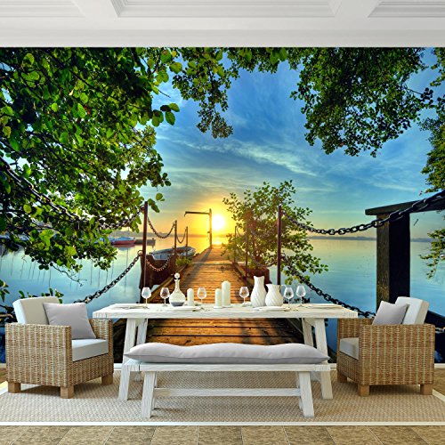 Fototapete Meer 308 x 220 cm – Vliestapete – Wandtapete – Vlies Phototapete – Wand – Wandbilder XXL – !!! 100% MADE IN GERMANY !!! Runa Tapete 9035010c - 2
