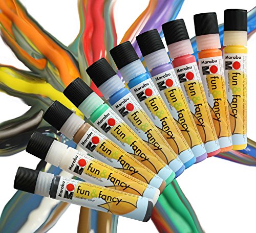 Marabu 40600123 – Window Color fun and fancy Sortierung, 10 x 25 ml - 2