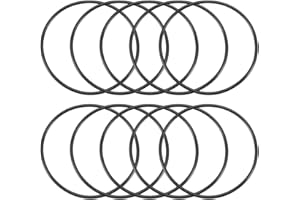 UXCELL sourcing map Nitrilo Goma Juntas Tóricas 115mm OD 107mm ID 4mm Ancho, Métrico Sellado Junta, Paquete 10