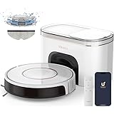 Verefa 3 in 1 Robot Aspirapolvere Lavapavimenti V60M Pro, Aspirapolvere Robot Svuotamento Automatico 150 Minuti, Navigazione 