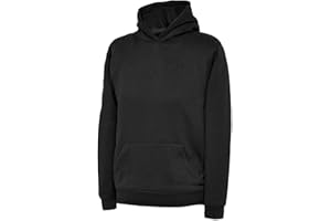 Listers Schoolwear Boys Girls Plain Hoodie Fleece Childrens Hooded Sweatshirt Pullover Hoody 1-15 Years