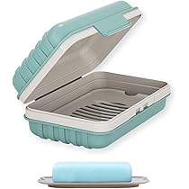 Portasapone Per Doccia E Viaggio - A Prova Di Perdite, Con Coperchio, Blu - Foto 7