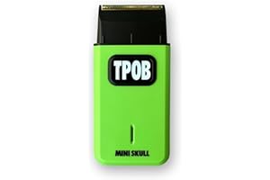 TPOB Mini Skull Single Shaver Compact Design That can fit in Your Pocket with a Turbo Charged Motor, Perfect for Both Professional and at-Home use (Slime)