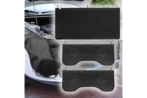 Rupse 3 PCS Magnetic Wing Cover, Car Wing Protector, Car Fender Wing Mud Guard Cover, Automotive Mechanic Magnetic Cover Mat Pad for Repairing