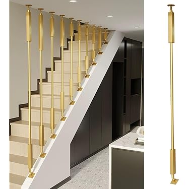 Balustrade met houten groefspijlen - De Kruijf trappen