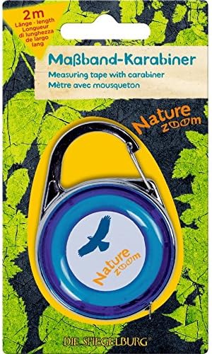 Nature Zoom Measuring Tape with Carabiner, 5 x 7 x 2 cm, Model# 13053