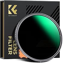 K&F Concept Variabler ND Filter 77mm - Graufilter ND3-ND1000 (1.5-10 Blenden)