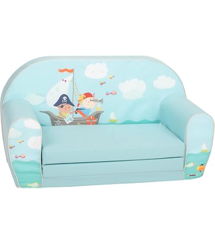 Kinder Couch Sofa Mädchen Pro Cosmo Umwandelbares  Produktbild-Vorschau 6