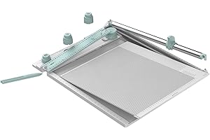 Sizzix Scoring Board & Trimmer (30cm x 30cm) | Tool for Creating Envelopes, 3-D Boxes, Trimming & Measuring | 665797