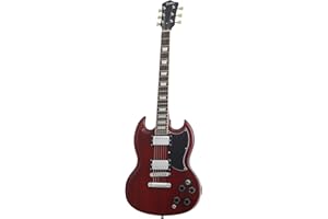 Guitare électrique Eagletone SOUTH STATE DC100 CHERRY RED - Guitare polyvalente idéale pour débuter