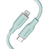 Anker Powerline III Flow, Câble USB-C vers Lightning pour iPhone 12 Pro Max/12/11 Pro/X/XS/XR/8 Plus, AirPods Pro, (0.9m/6ft)