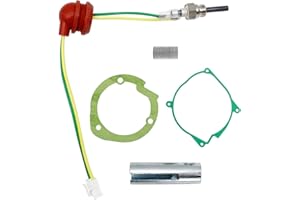 ANRAIE 12V 2KW Car Air Diesel Heater Plug Service Kit,Ceramic Pin Glow Plug Kit for 2KW Air Diesel Parking Heater Car Truck Boat with Glow Plug, Gasket, and Glow Plug Wrench (2KW)