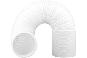 QOQIDUN Air Conditioner Hose, Portable Exhaust Vent Hose with 13cm Diameter, Portable Universal Flexible Air Conditioner Exhaust Hose Tube Replacement Parts for Many More Portable AC (13cmx1.5M)