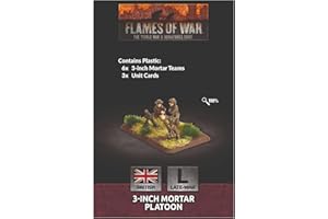 Flames of War Late War: Pelotón de mortero británico de 3 pulgadas (BR729)