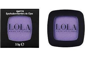 LOLA MAKE UP BY PERSE Lola Make-Up Mono Eyeshadow, Lilac, Satin, Rich Intense Pigmentation, High Coverage, Use Wet & Dry, All Skin Tone, Mineral Oil Free, Vegan & Cruelty Free, No. 037