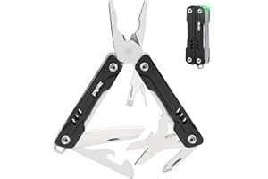 NexTool Multitool Mini Sailor S11,11 en 1-Multiherramienta compacta con alicates puntiagudos, tijeras, extractor de tarjetas SIM y destornillador para EDC, pesca, camping, reparaciones, regalos para