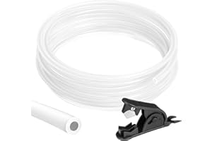 KOVSGQ Tube Ptfe Pour Filament 1.75mm Tuyau Ptfe 3d Imprimante Ptfes Téflon Tube 10m 2.5mm Id × 4mm Od Avec Cutter pour Bambu Lab A1/A1 Mini/P1P/P1S/X1C pour Creality K1/K1 Max/Ender 3 V3