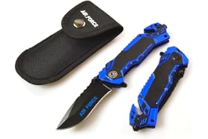 Albainox couteau de secours avec coupe-ceinture et brise-vitre 19435 air force