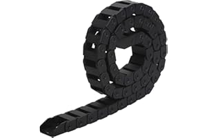 YOLOUP Kabelschleppkette 1M Drahtträger Kunststoff Energiekette Plastic Towline Cable Drag Chain Schleppkette für 3D-Drucker elektronischen Geräten Zählgeräten