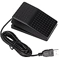 Annadue USB Foot Switch Keyboard Pedal, USB Single Pedal Mechanical Switch, HID Programmable Computer Keyboard Mouse with 2m Cable.