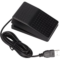 Interruttore A Pedale USB, Pedale A Pedale Singolo USB Con Cavo USB Da 2 M, Programma Di Controllo Meccanico Ergonomico Con Una Chiave Del Mouse Del