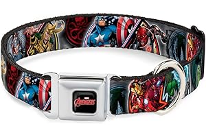 Buckle-down AVD Marvel Avengers Collier de Chien