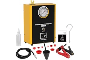 LUTIFIX Rilevatore di perdite di fumo, SDT60 EVAP Leak Tester Rilevatori di perdite di carburante Tester di perdite di vuoto Tubo per auto EVAP Macchina per il fumo Tester di perdite per veicoli DC 12V