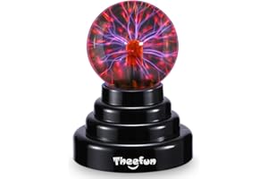 Magiczna kula plazmowa Theefun Mini świecąca przenośna kula elektrostatyczna wrażliwa na dotyk kula błyskowa, migająca zabawka edukacyjna, fizyka, lampa błyskowa, lampa plazmowa, kula efektów