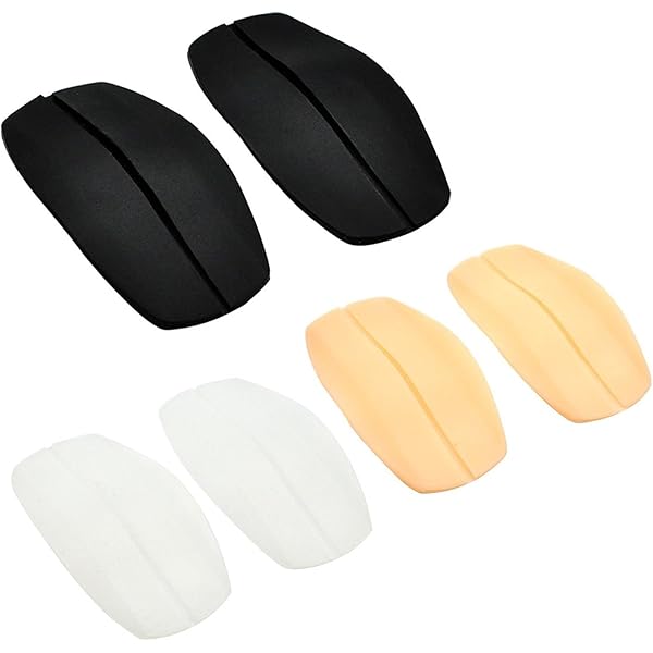 BH Accessoire Unsichtbar 2 Paar BH-Trägerpolster Aus Silikon – Rutschfest, Unsichtbar, Waschbar, In Beige & Weiß, Einheitsgröße Silikon Schulterpolster Anti-Rutsch - Foto 10