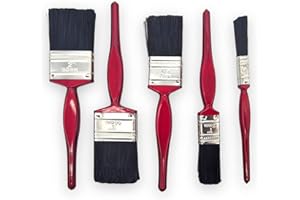 ZYBUX - Professional Paint Brushes with No Loss of Bristle Paintbrush Heads, Studio Craft & Technique (5 Piece Pack)