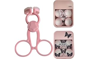 GIEEU 2 PSC Contact Lenses Applicator(Pink), Contact Lenses Case and Contact Lens Holder, Soft Hard Contact Lens Inserter Remover for Travel and Daily Use