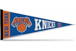 Rico Industries NBA Basketball New York Knicks Exclusive 12" x 30" Felt Wall Décor Pennant - Great for Home/Bed Room/Man Cave Décor