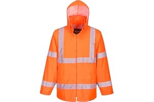 Portwest H440 Herren Leichte Wasserdichte Hi-Vis Regenjacke